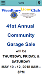 Mobile Screenshot of lionsgaragesale.org
